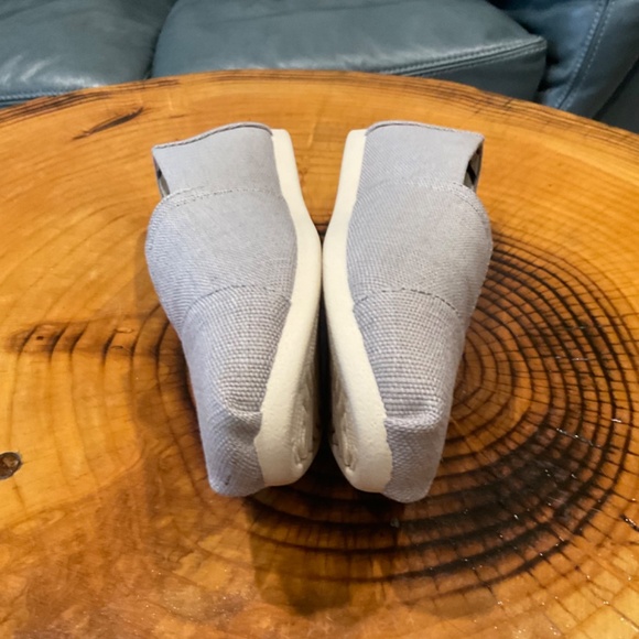 Women’s TOMS Alpargata Light Gray Heritage Canvas NWOT Size 8 - Picture 11 of 11